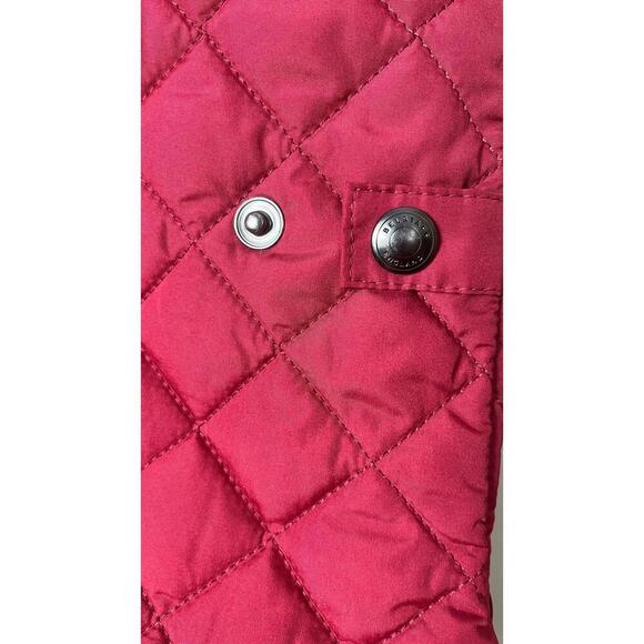 BELSTAFF AMERICA'S CUP QUILTED BURGUNDY WAISTCOAT VEST - Picture 7 of 11